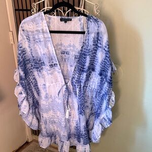 Club Collection - Tye Dye Swimsuit Coverup - L